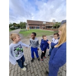 L4 Naar de Palingbeek-Aan het werk op de milieuboerderij + Wandeling met Boris