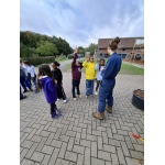 L4 Naar de Palingbeek-Aan het werk op de milieuboerderij + Wandeling met Boris